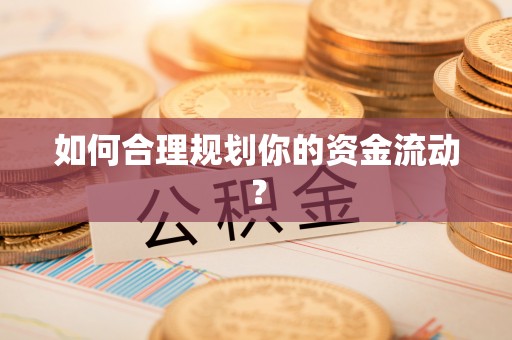 垣曲如何合理规划你的资金流动？