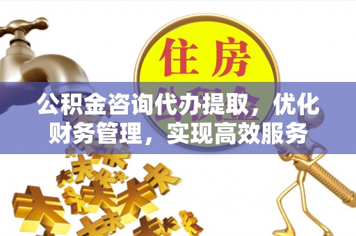 垣曲公积金咨询代办提取，优化财务管理，实现高效服务