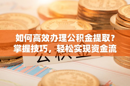 垣曲如何高效办理公积金提取？掌握技巧，轻松实现资金流动