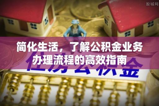 垣曲简化生活，了解公积金业务办理流程的高效指南