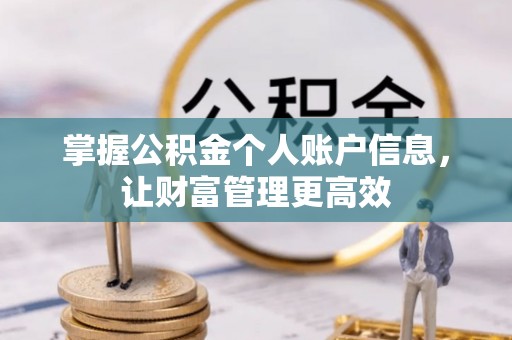垣曲掌握公积金个人账户信息，让财富管理更高效