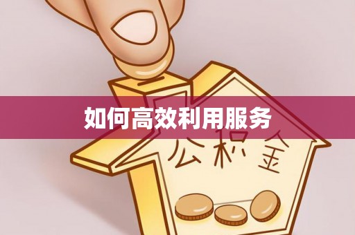 垣曲如何高效利用服务